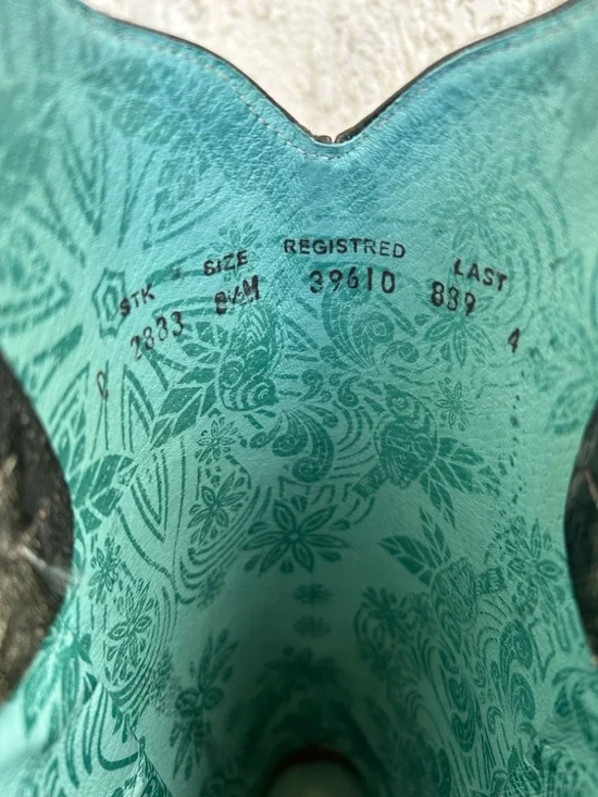 Corral Aztec Leather Cowboy Boots 8.5 - Picture 15 of 17